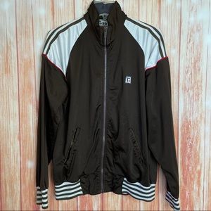 Vintage Retro Todd Zip Up Track Warm Up Jacket (XL)